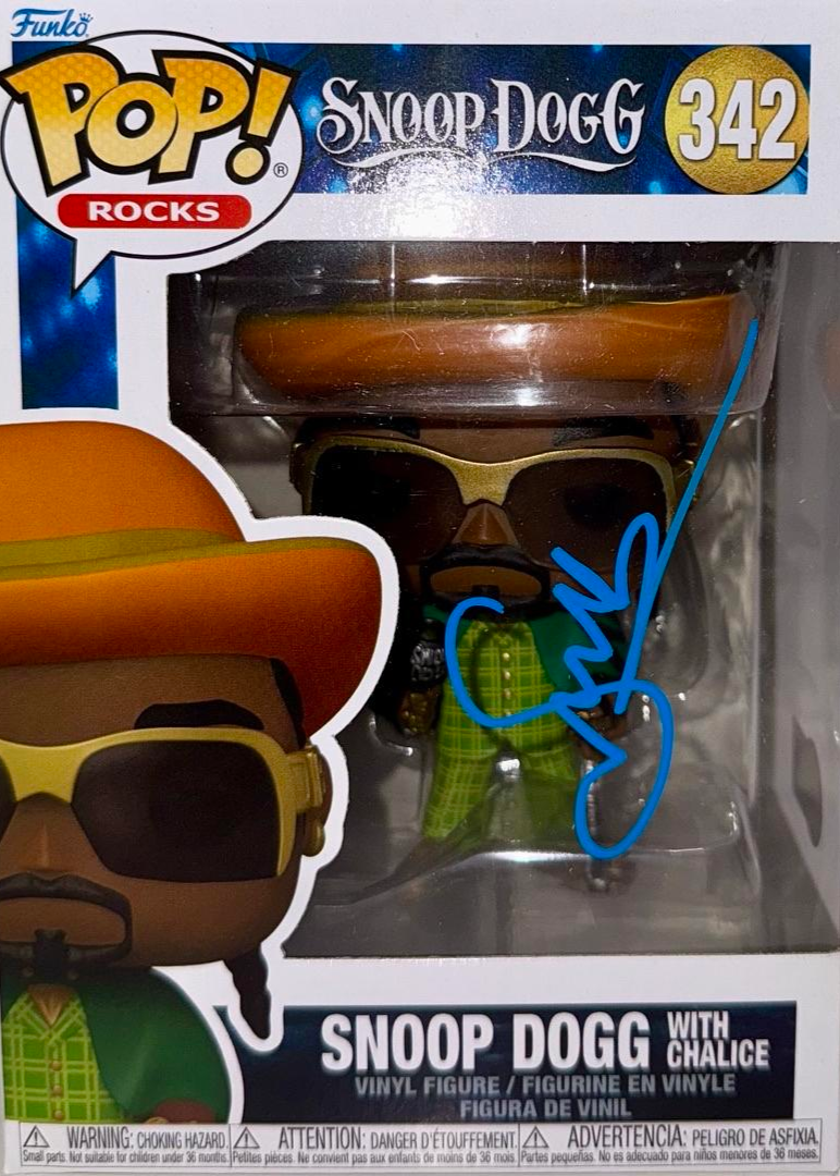 Snoop Dog Signed Funko Pop #342 (Snoop Dogg w/ Chalice) - Beckett COA